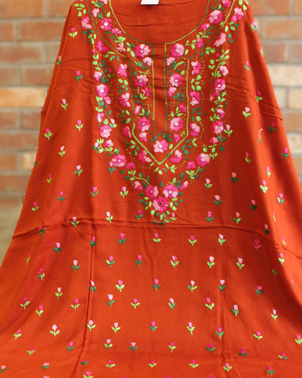 3-PC - LINEN - AUTUMN RUST - 5103