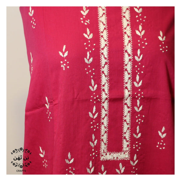 Hot Pink - Lawn - Tarkashi Kurta