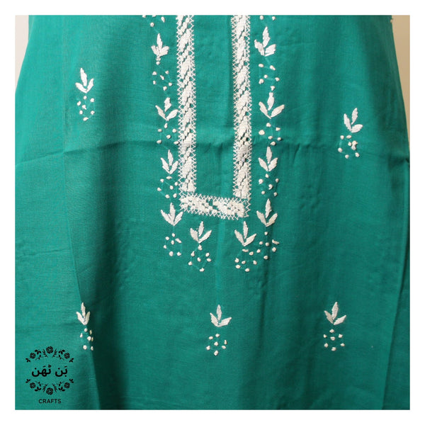 Empress Teal - Lawn - Tarkashi Kurta