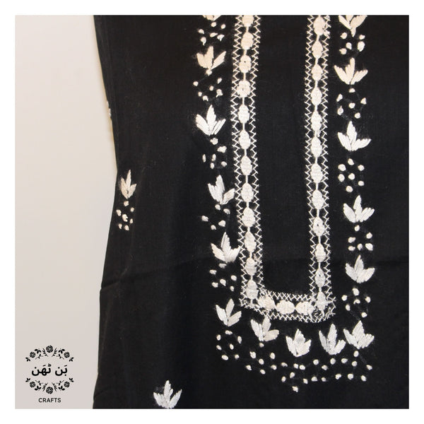 Black - Lawn - Tarkashi Kurta