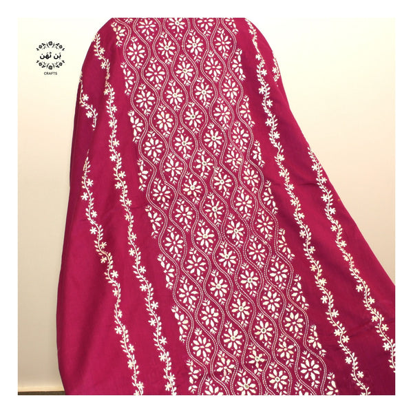 Magenta - 3-PC Suit (with mirror work)