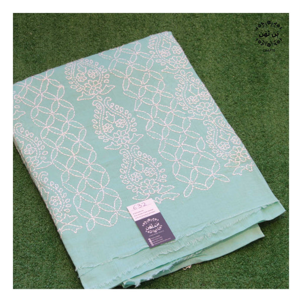 Aqua - Lawn - Shadow Work Kurta
