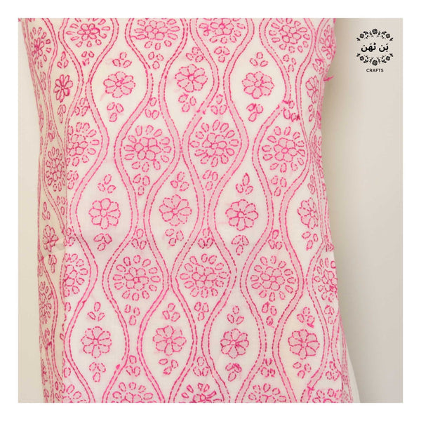 Bright Floral - Lawn - Shadow Work Kurta