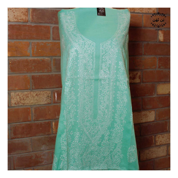 Ocean Breeze Bliss- Lawn - Kurta