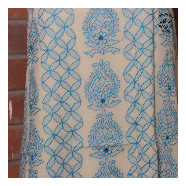 Ferozi - Lawn - Shadow Work Kurta with Mirrors
