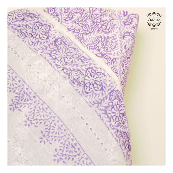 Lilac Shadow - Lawn - 2 PC - Block Printed with Tarkashi Dupatta