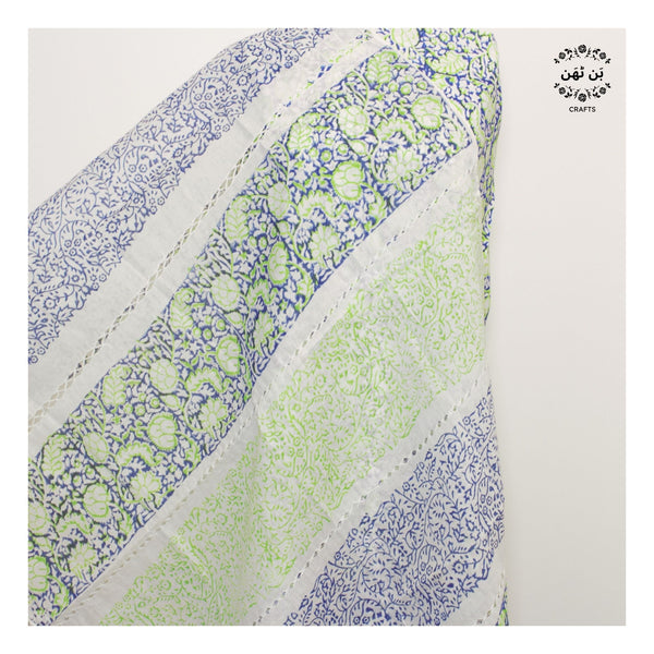 Inkwell Garden - Lawn - 2 PC - Block Printed with Tarkashi Dupatta