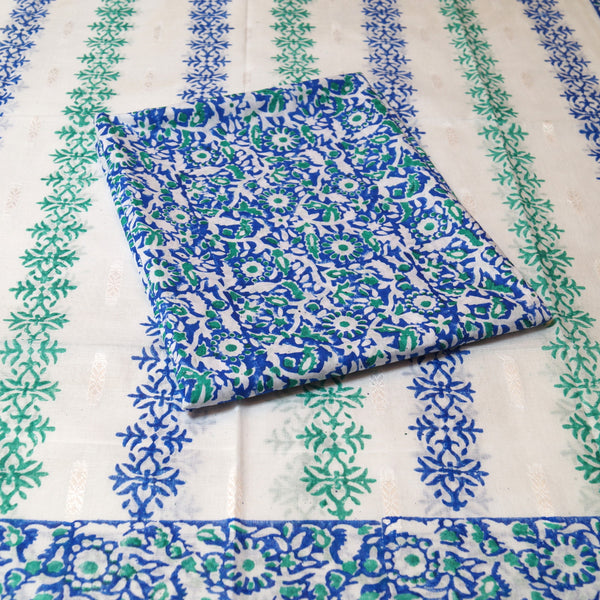 One Last Blue - Lawn - 2 PC - Block Printed