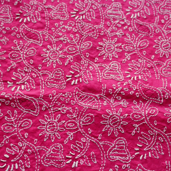 Fuchsia - Chikankari - Kurta
