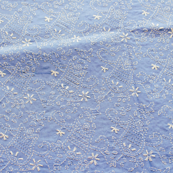 Powder Blue - Chikankari - Kurta
