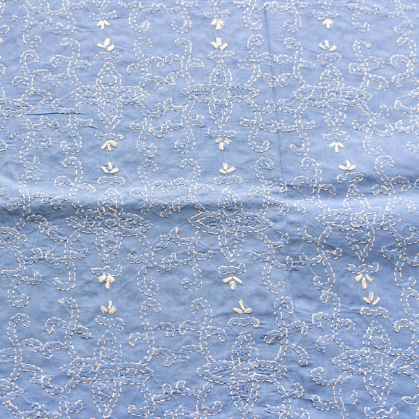 Powder Blue - Chikankari - Kurta
