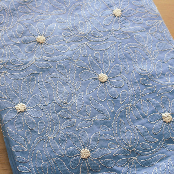Powder Blue - Kurta + Dupatta