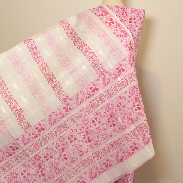 Love Trillium - Lawn - 2 PC - Block Printed