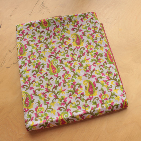Lemon Zest - Lawn - 2 pc - Block Printed
