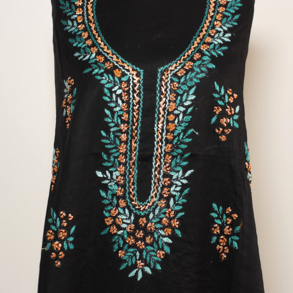 Black- Lawn - Kurta (with gota work)