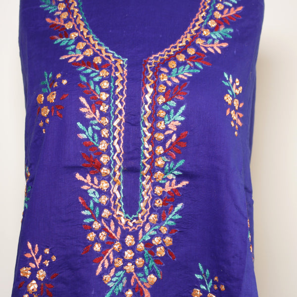 Azure - Lawn - Kurta (with gota work)